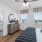 Primary bedroom with bathroom entry